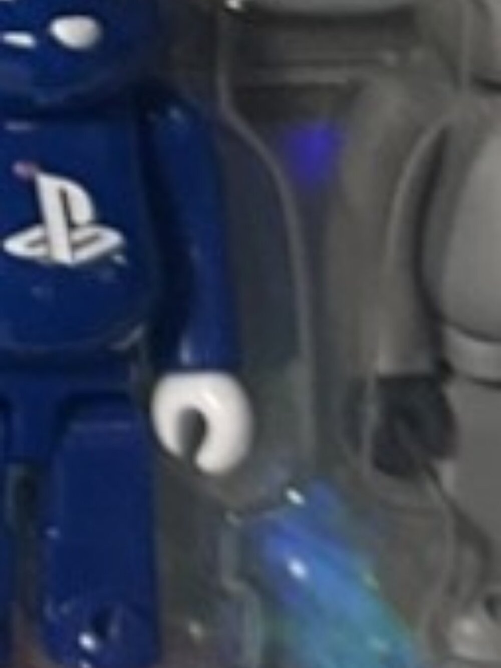 Bearbrick 100% PlayStation Blue - Medicom Toy - Loose Figure